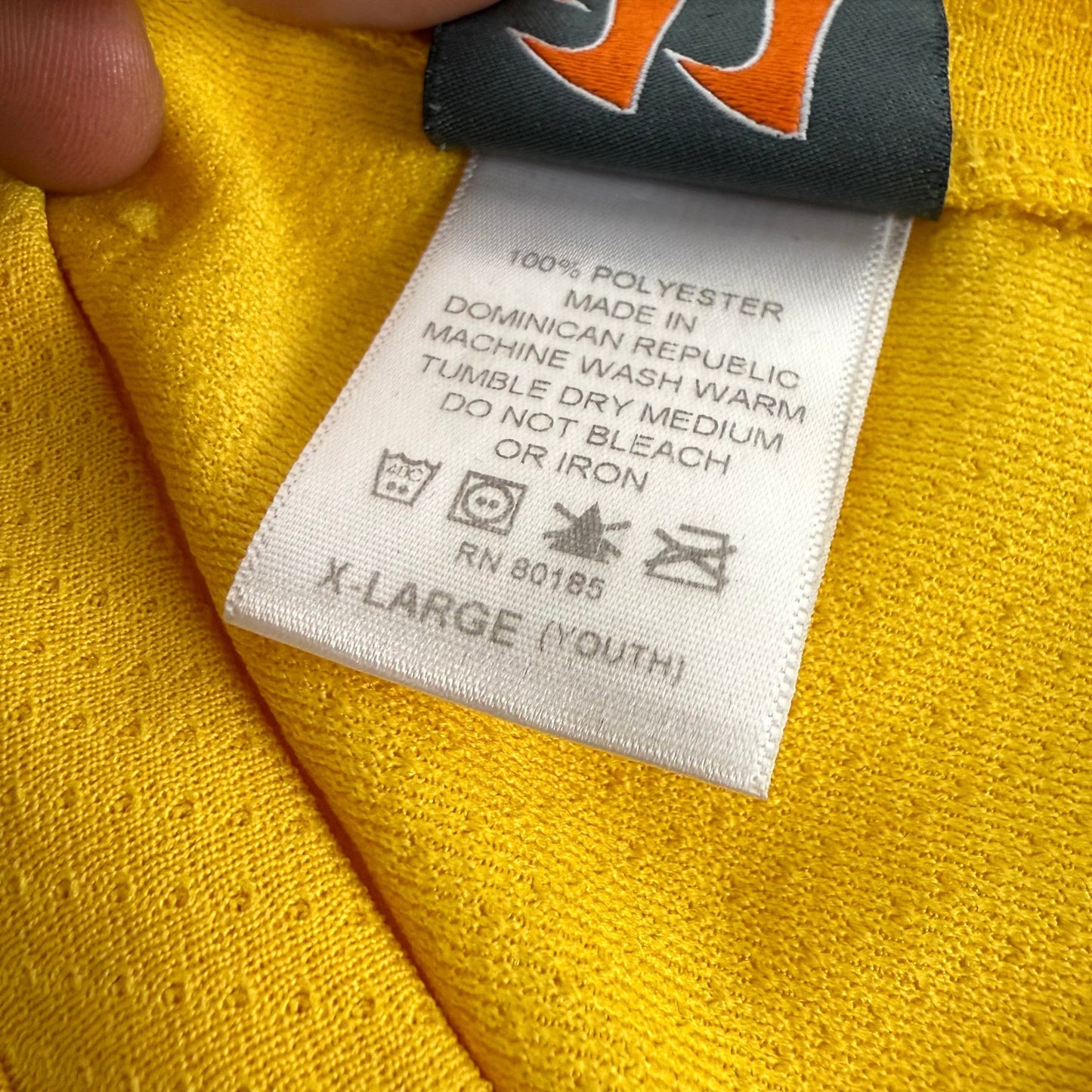 Used Yellow Warrior Practice Jersey | Youth XL