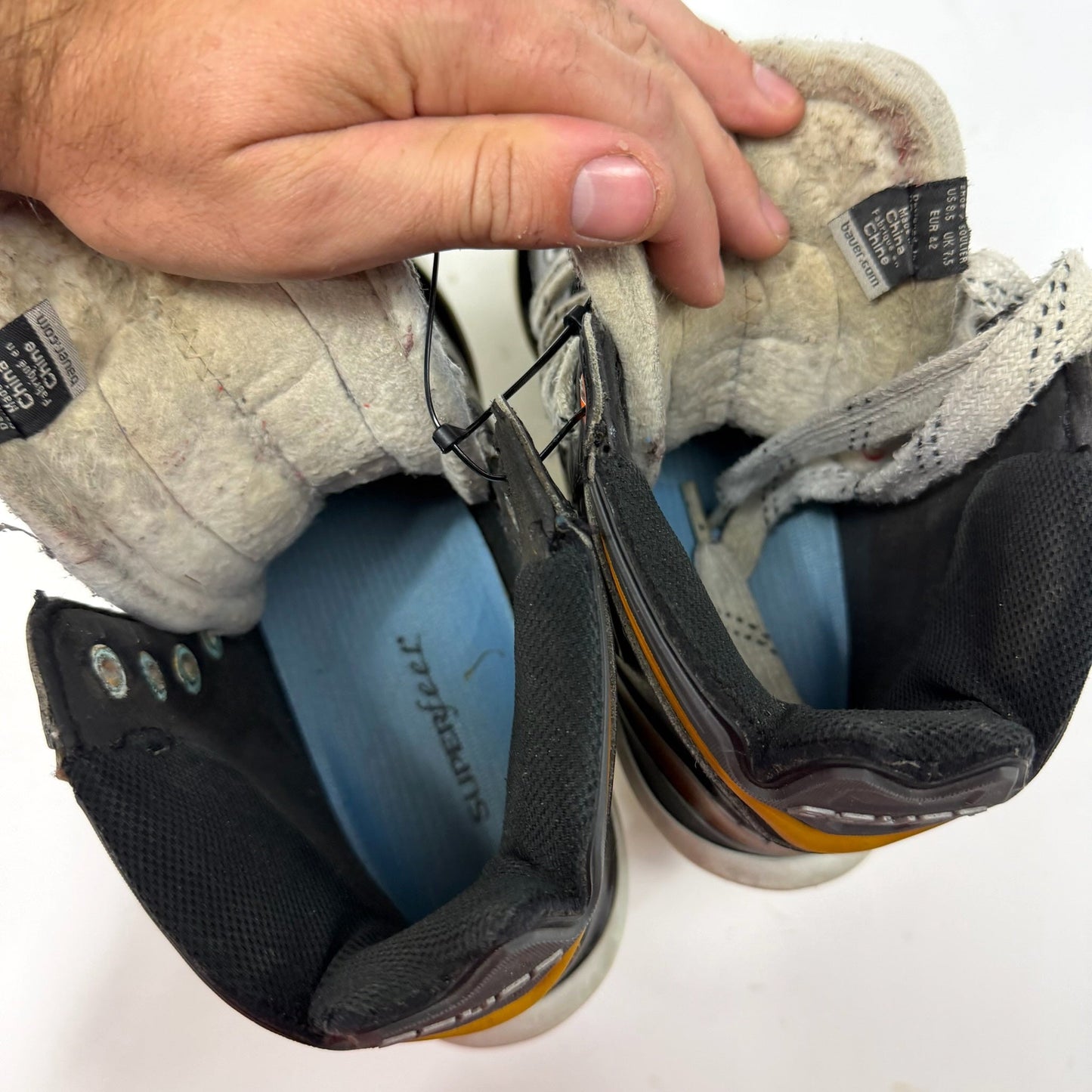 Used Bauer Pro Goalie Skates | Size 7 D | AB474
