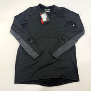 New Black CCM Compression Long Sleeve Top with Gel | Youth L | #191520511036 - Top Flight Hockey