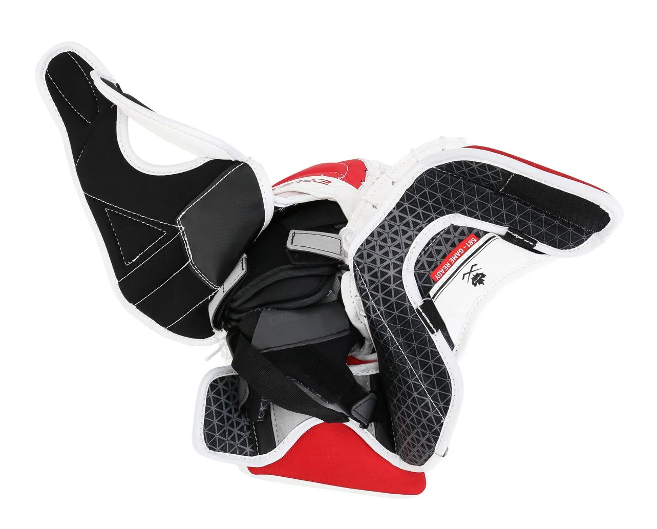 New CCM White/Black E Flex 6.9 Goalie Glove | Regular | Intermediate | #191520684365