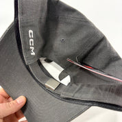 New Dark Grey CCM Slouch Adjustable Cap | OSFA | #191520312145 - Top Flight Hockey