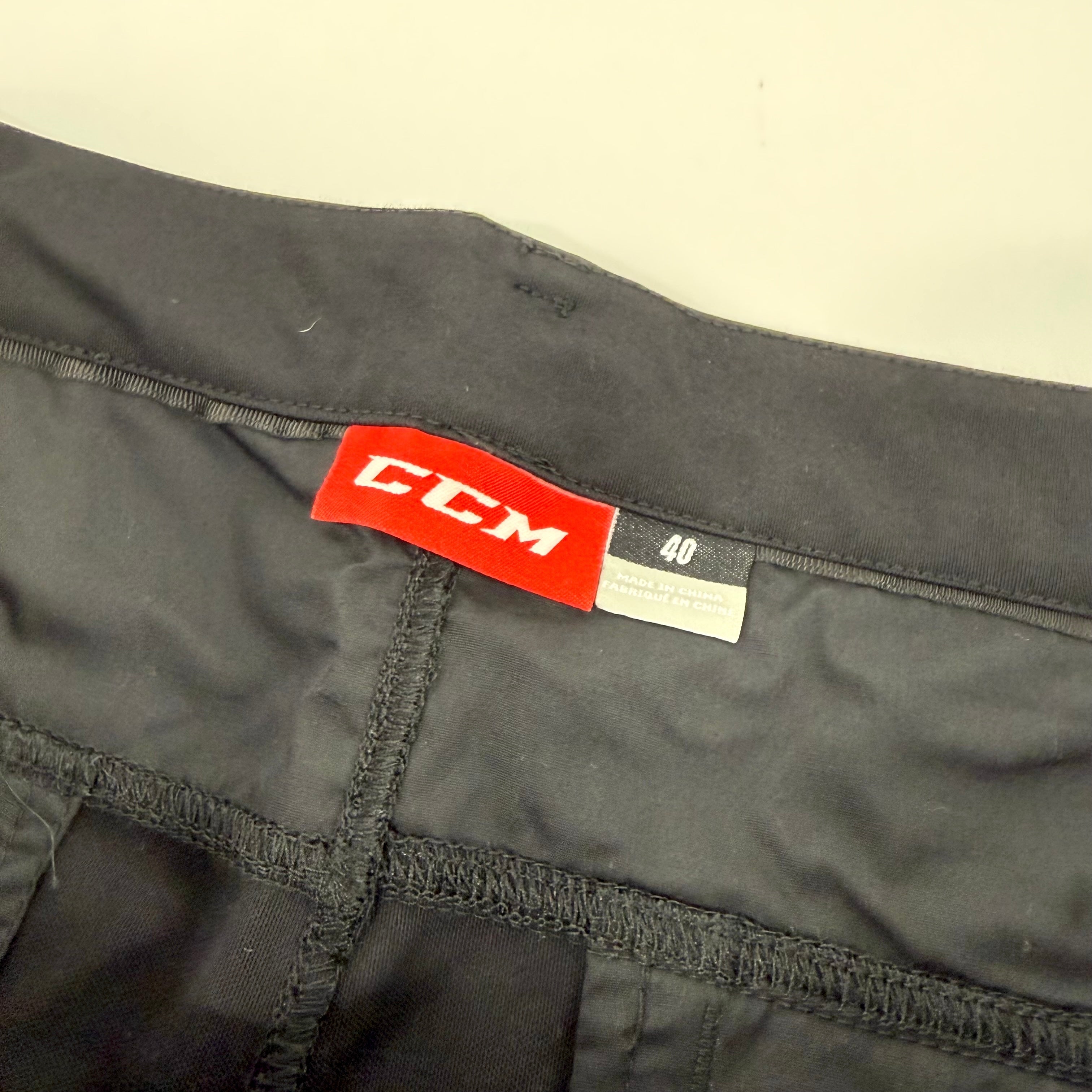 New Black CCM Mens Travel Pant | 40" | #888600717821 - Top Flight Hockey