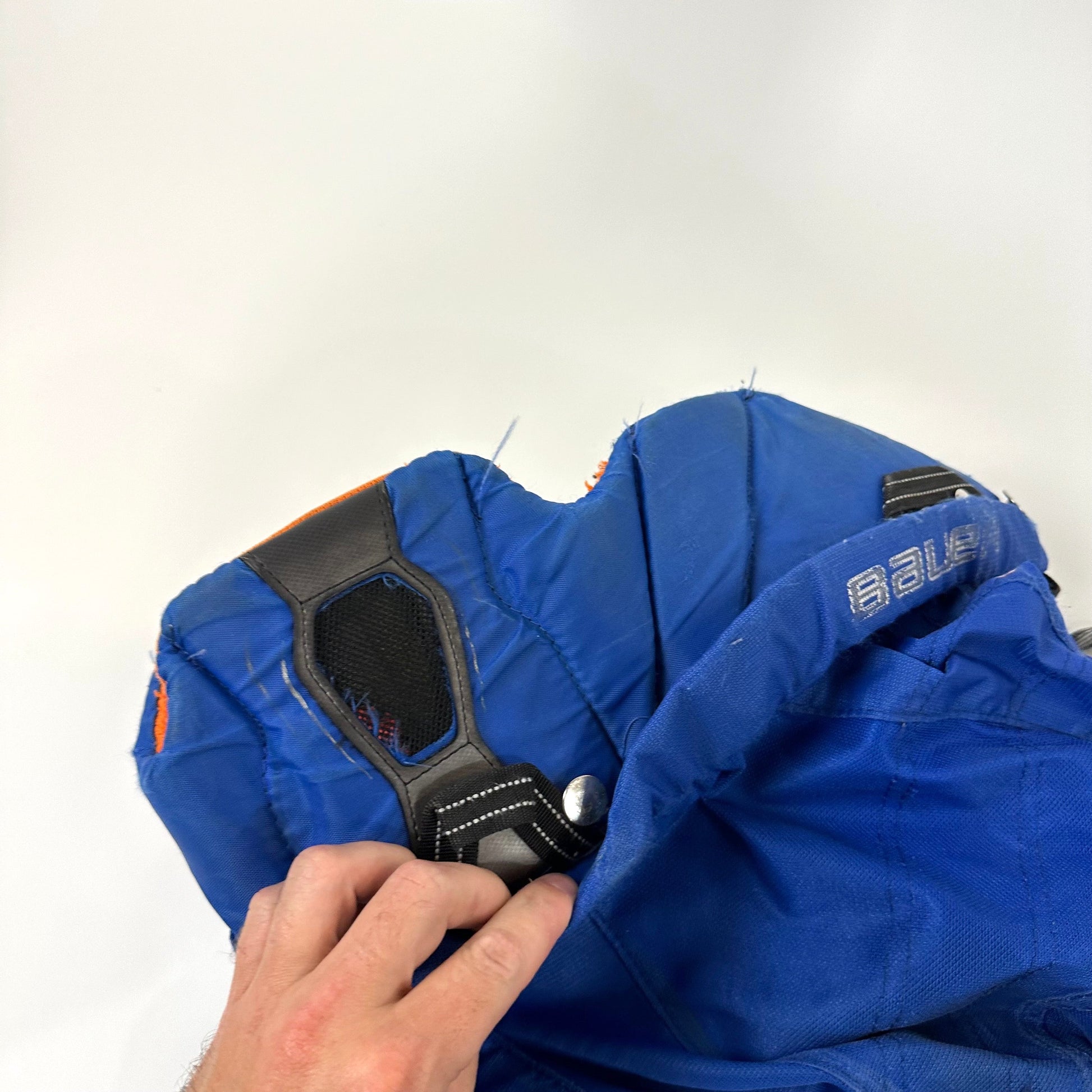Used Royal Blue Bauer Supreme 160 Pants | Junior Large | A74 - Top Flight Hockey