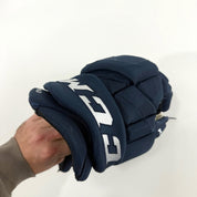 Used Navy CCM Jetspeed Pro Gloves | 13" | D351