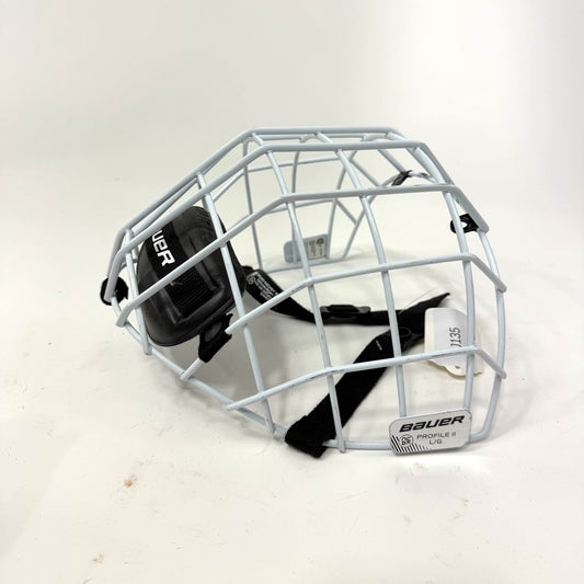 Used White Bauer Profile II Cage | Senior Large | J135