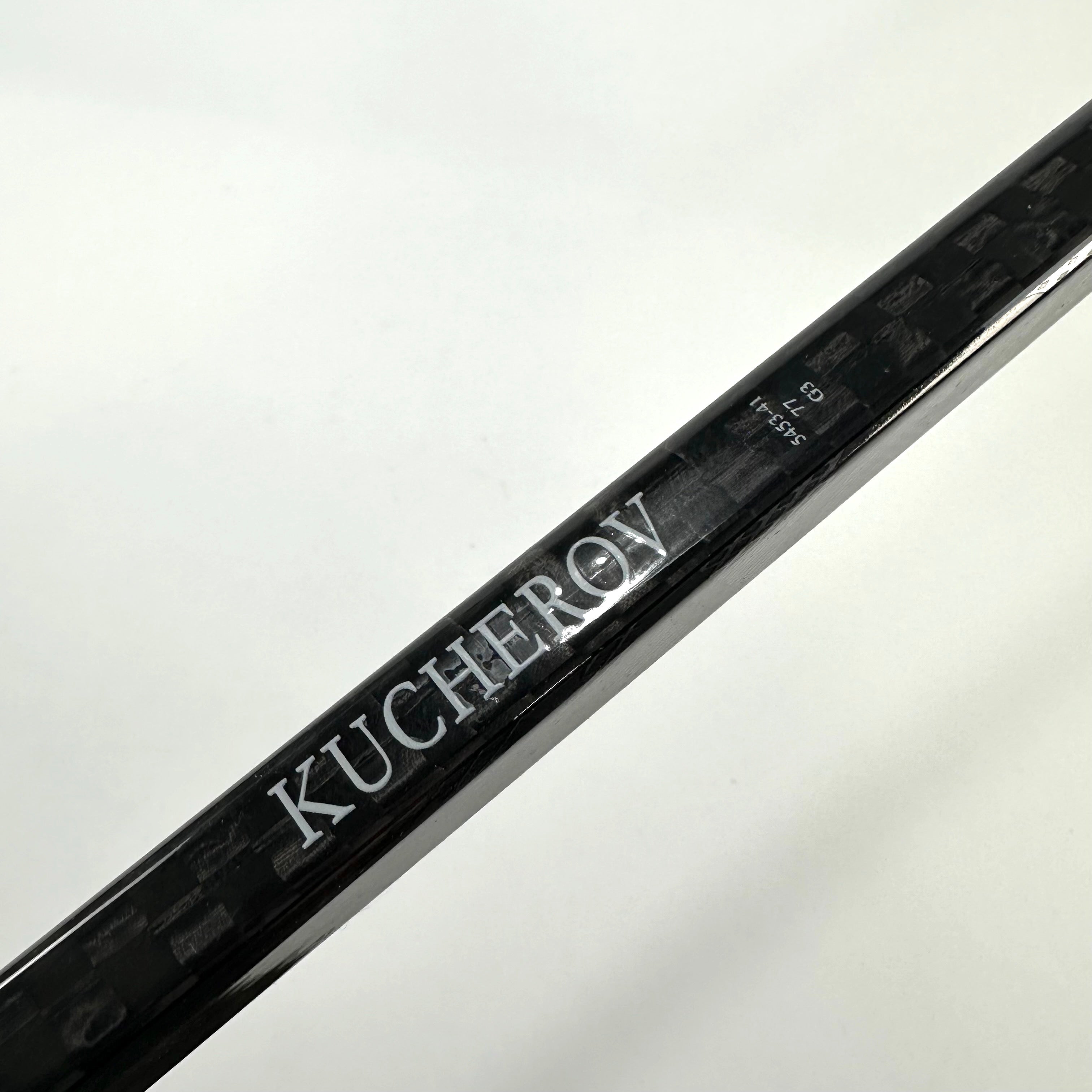 Used Once KUCHEROV Blacked Out Bauer Hyperlite G3 Profile - 77 Flex - Kucherov Curve - Stick#4