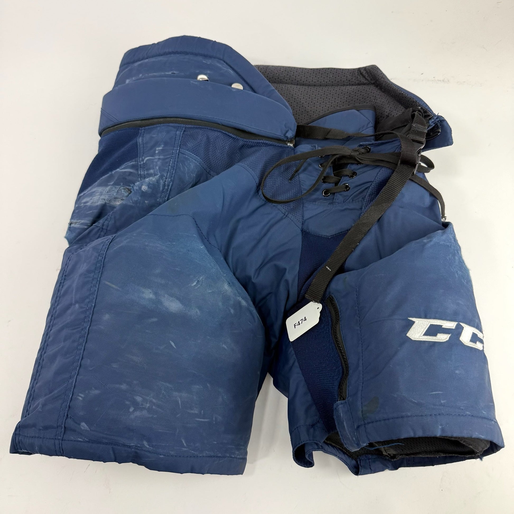 Used Navy CCM HPTKXP Pants | L | F474 - Top Flight Hockey