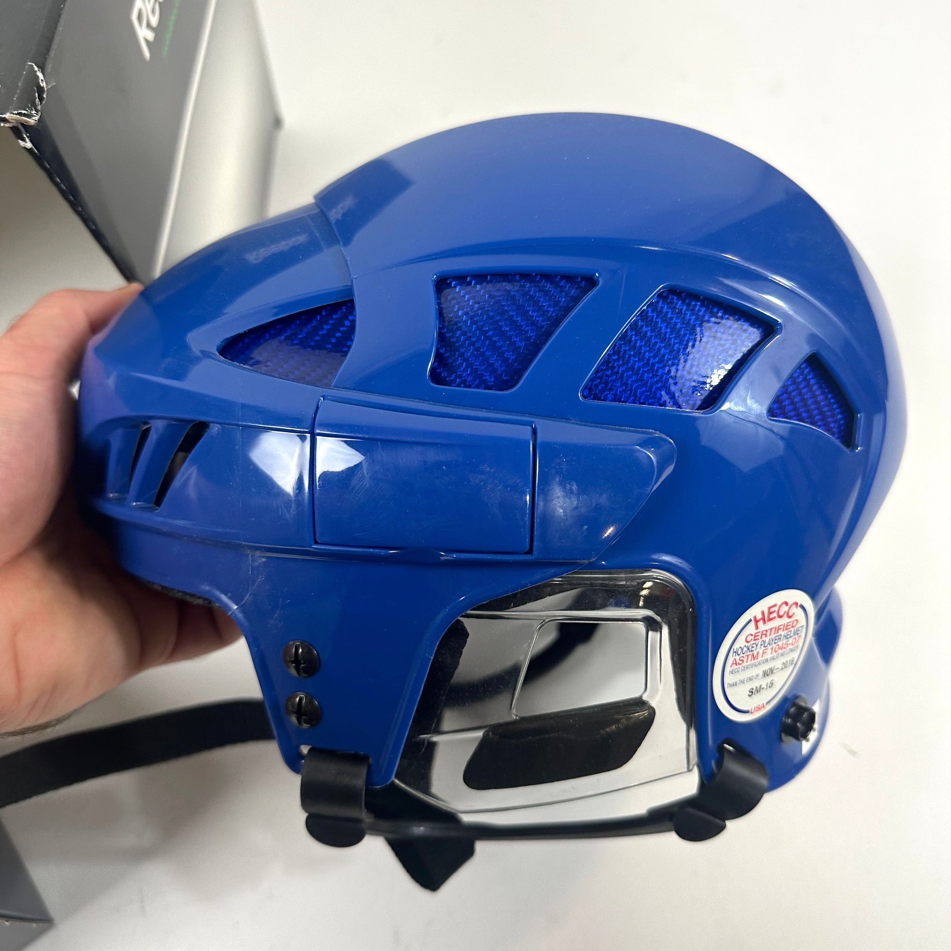 Brand New Royal Blue CCM 8k Helmet - Medium - #Q243