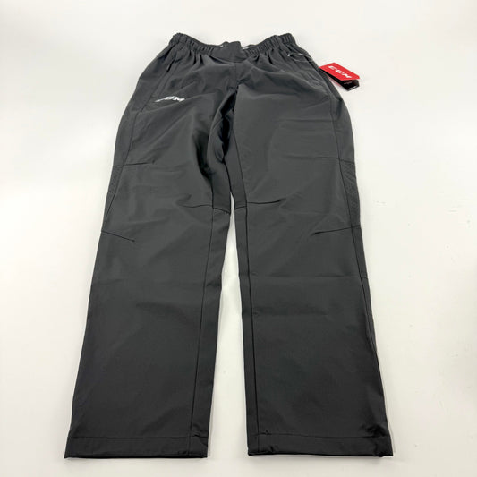 New Charcoal CCM Adult Hockey Warm Up Pants | S | #888600716107 - Top Flight Hockey