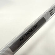 Brand New FULL RIGHT Black, White and Grey CCM Eflex 5 Goalie Stick - P4 Curve | 26" Paddle - Top Flight Hockey