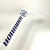 New Regular White/Royal Warrior Ritual V4 Goalie Stick | 25" Paddle Wedge Curve | Lankinen | R281 - Top Flight Hockey