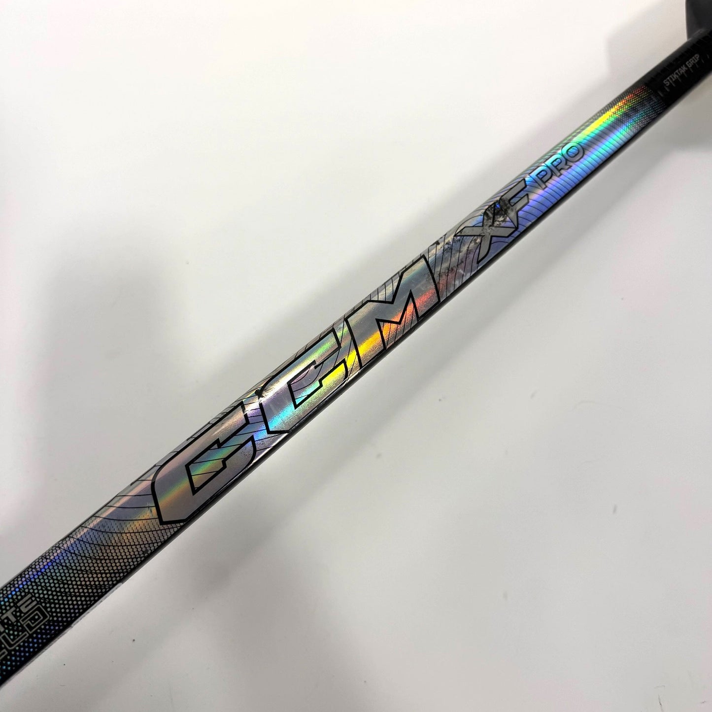Used Regular Yellow CCM XF pro Goalie Stick | 26" Paddle Heel Curve | BH524