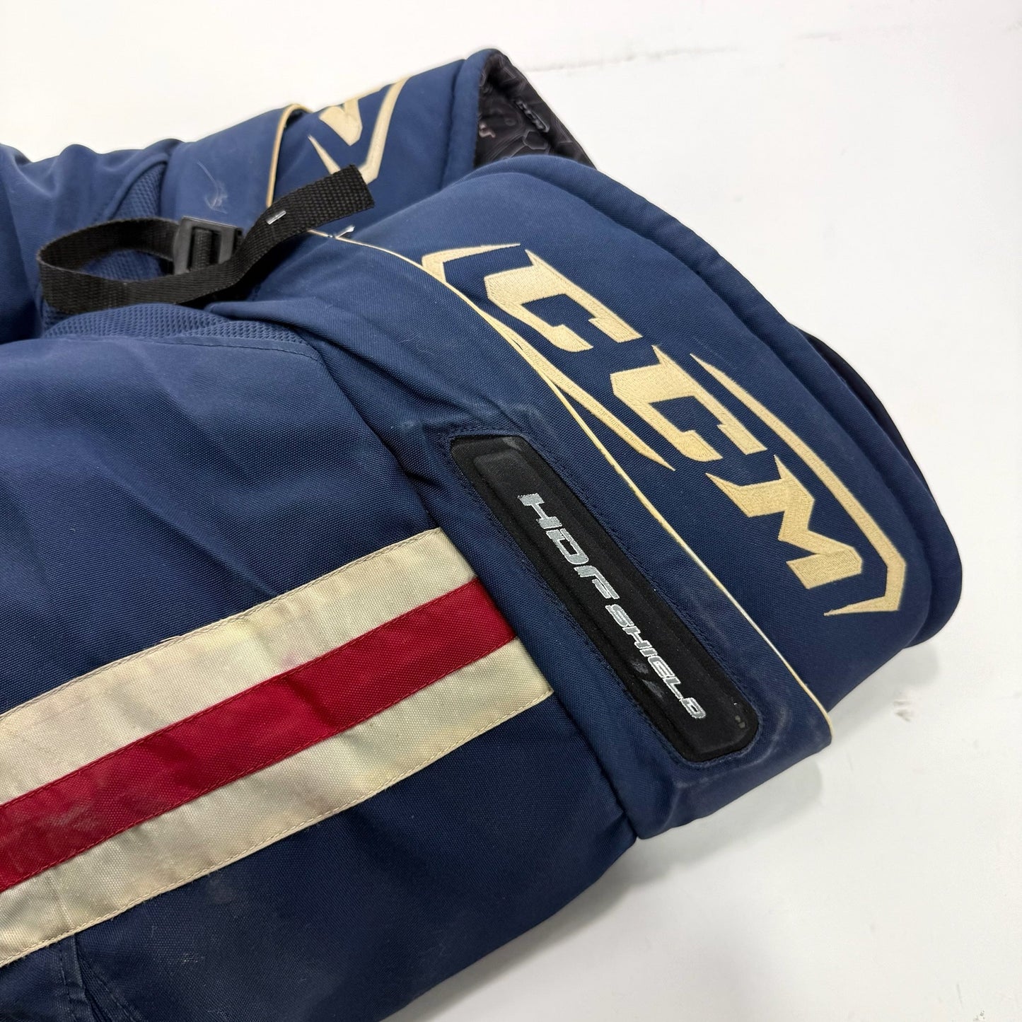 Used Navy/Red/White CCM U+Pro Pants | Senior Large | #A9