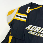 Used Adrian College Black Harrow Mens Game Jersey | Size XL | #6