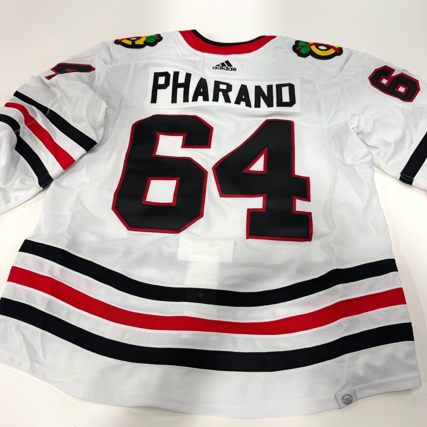 Alex Pharand #64 Away Chicago Blackhawks Team Issued Jersey 2023-2024 | 25631