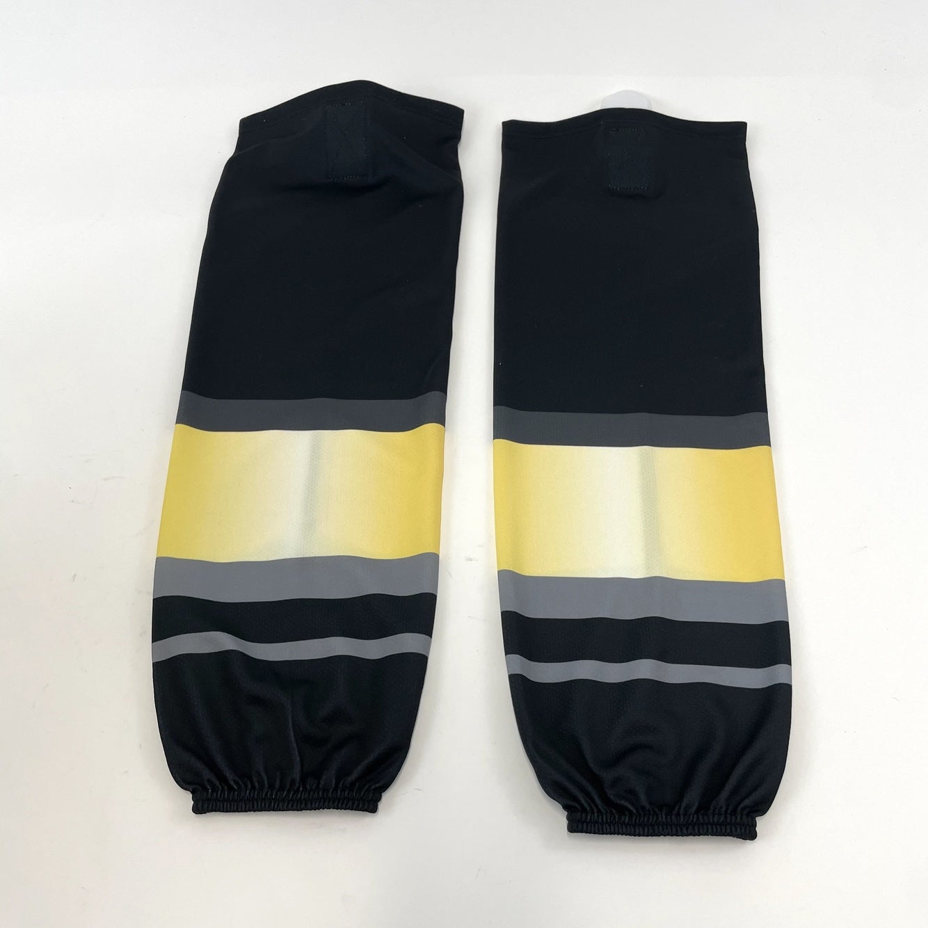 Used Once K1 Black, Yellow, and Grey Socks | Adult Large - Top Flight Hockey