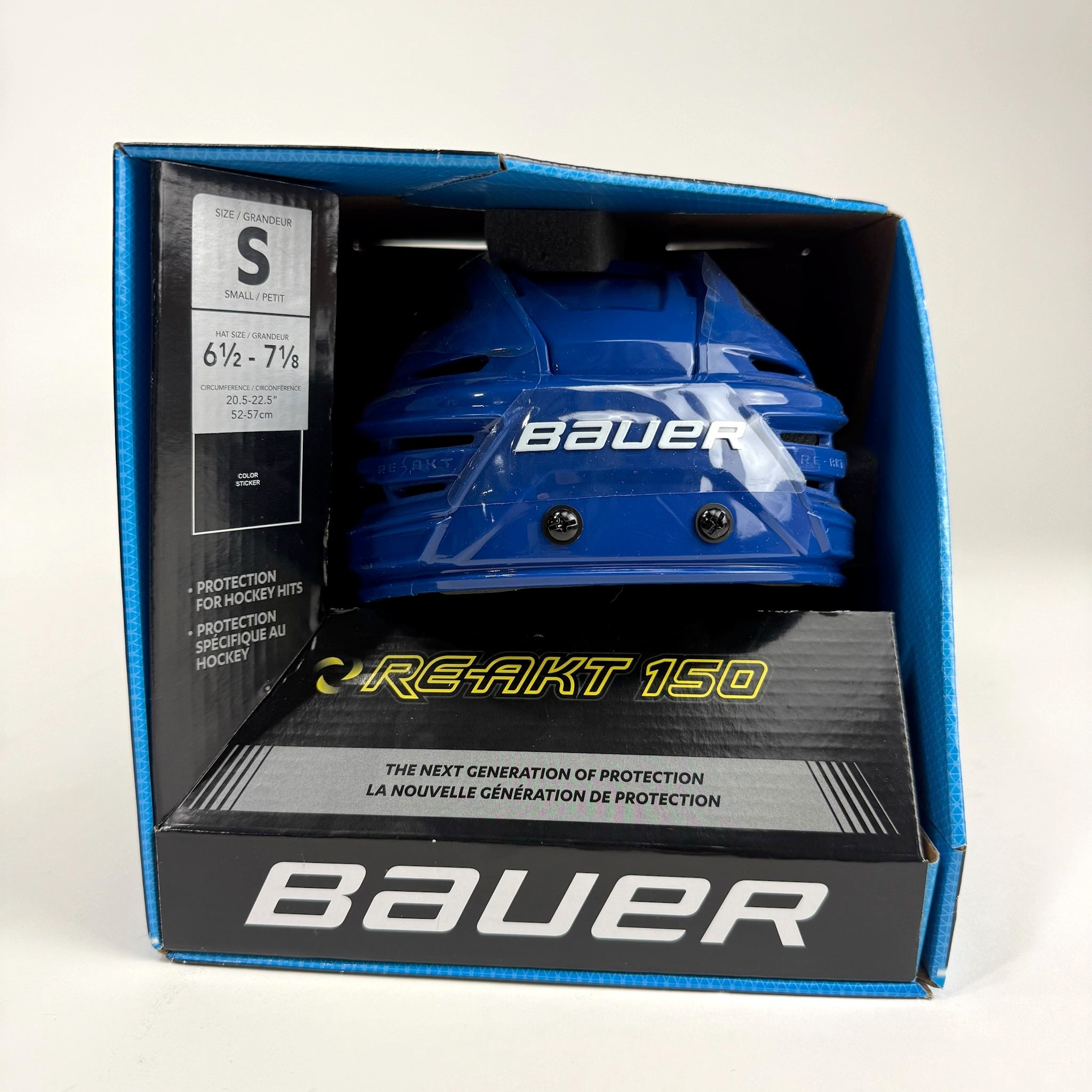 New Royal Bauer Re-Akt 150 Helmet | Senior Small | St. Louis Blues - Top Flight Hockey