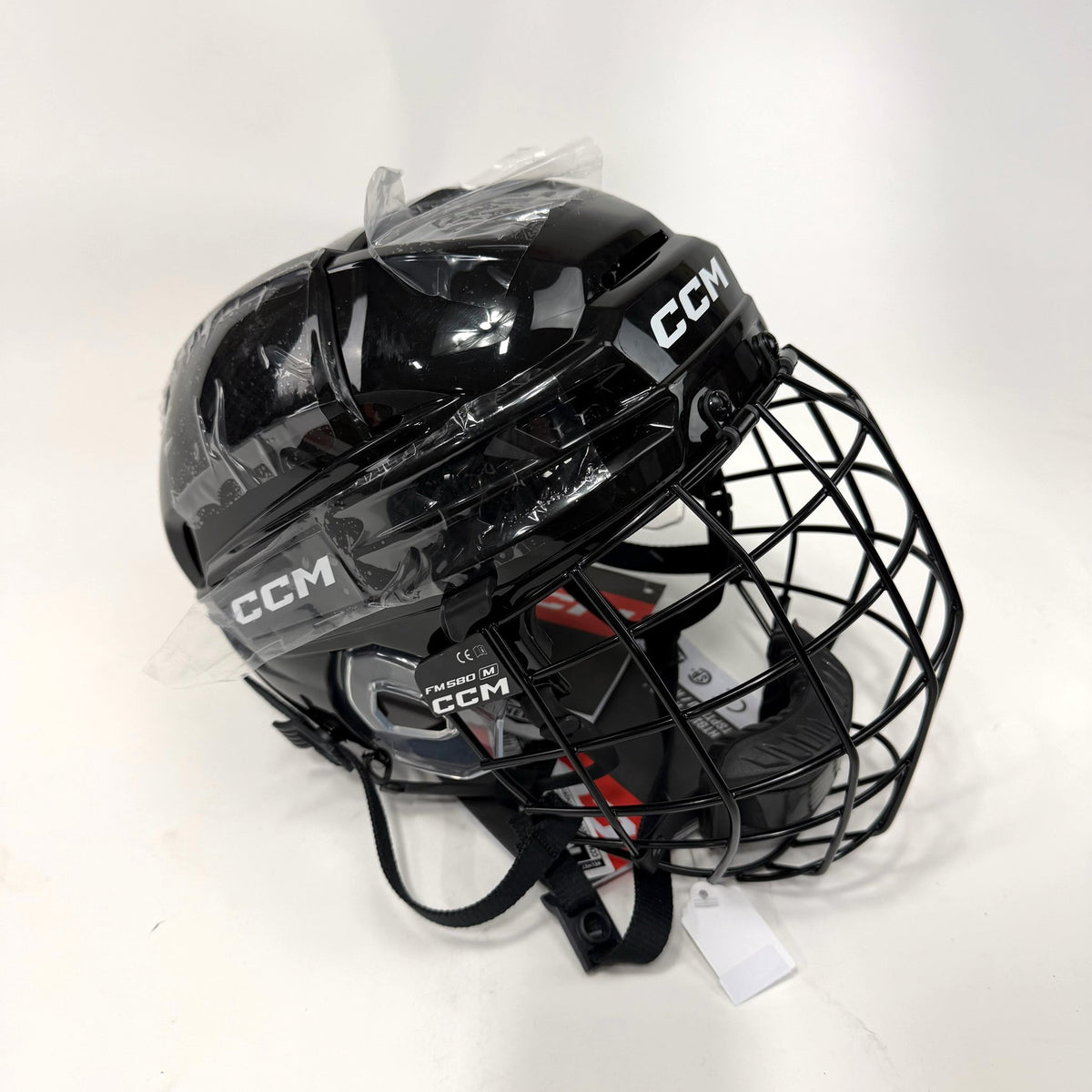 New Black CCM Tacks 720 Helmet Cage Combo | Medium | AB173 - Top Flight Hockey