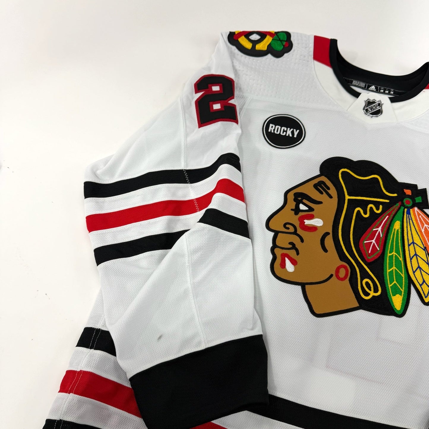 Nikita Zaitsev #22 Away Chicago Blackhawks Team Issued Jersey 2023-2024 | 25589