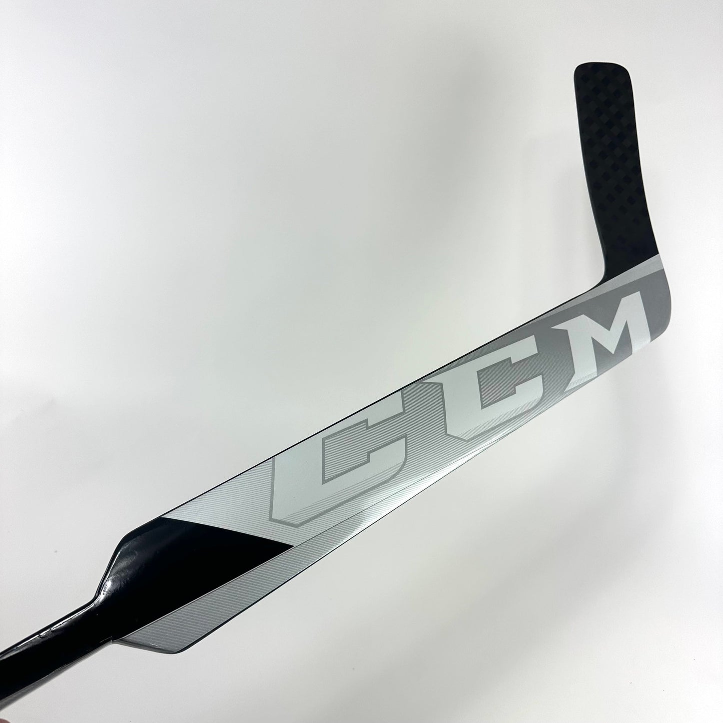 Brand New Black, White and Grey CCM Eflex 5 Goalie Stick - P4 Curve | 26" Paddle