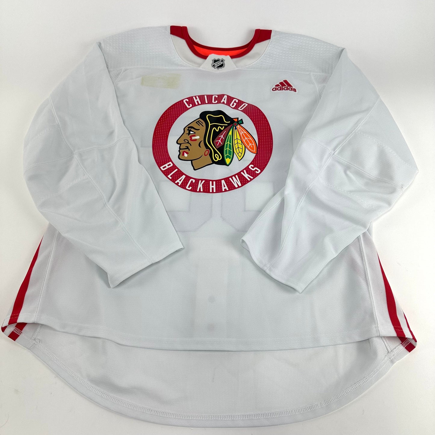 HARDMAN #86 - White Chicago Blackhawks Camp / Practice Jersey - Adidas MIC Size 58 - Top Flight Hockey