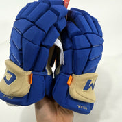 New STL Blues Heritage CCM Jetspeed Pro Gloves | 14" | Pitlick | D155 - Top Flight Hockey