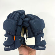 Used Navy CCM Jetspeed Pro Gloves | 13" | D351