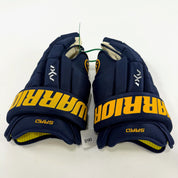 New Navy STL Blues Warrior Alpha AX1 Gloves | 14" | Saad | D183 - Top Flight Hockey