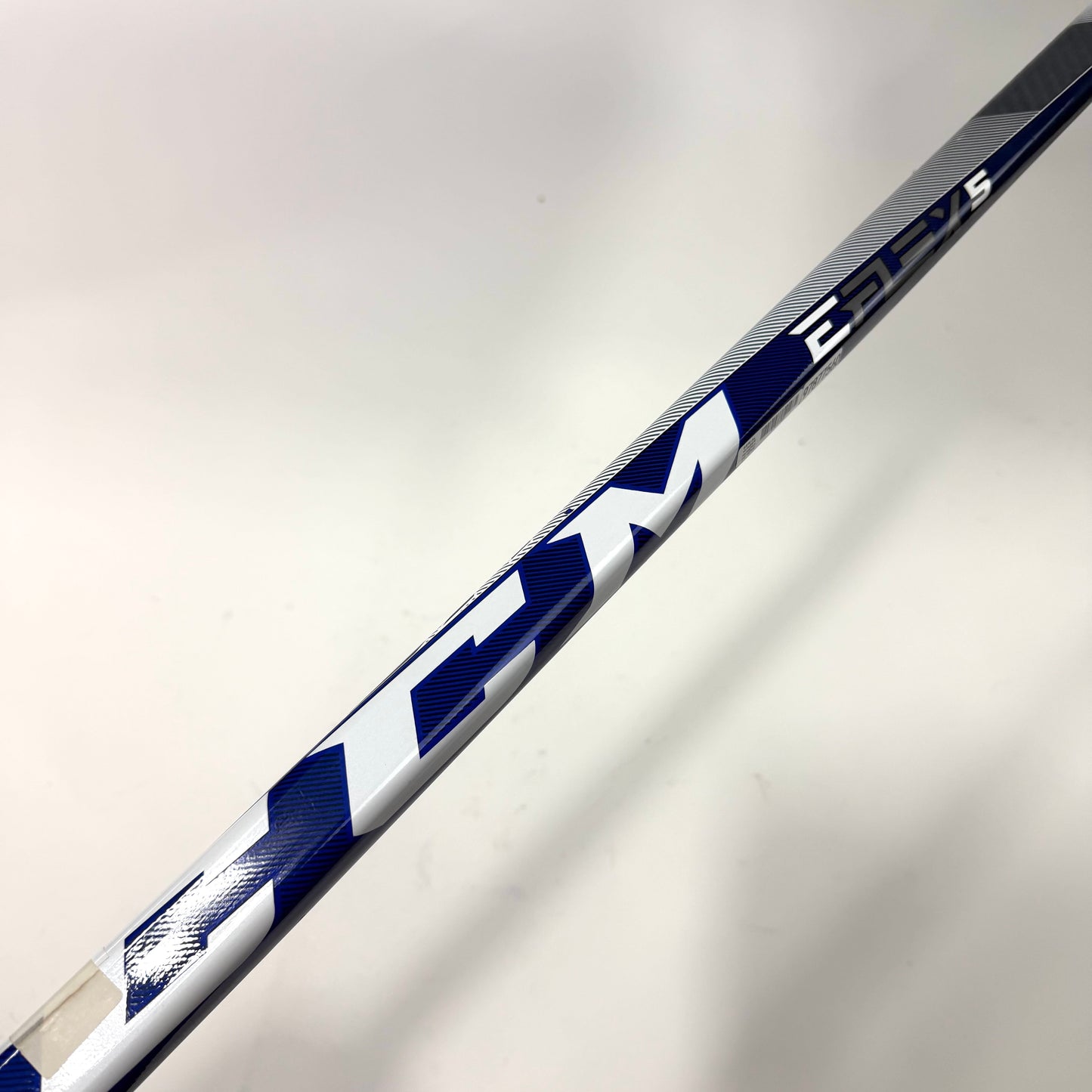 New Regular Blue and White CCM Eflex 5 Pro Lite Goalie Stick | 26" Paddle Heel Curve | Johnson