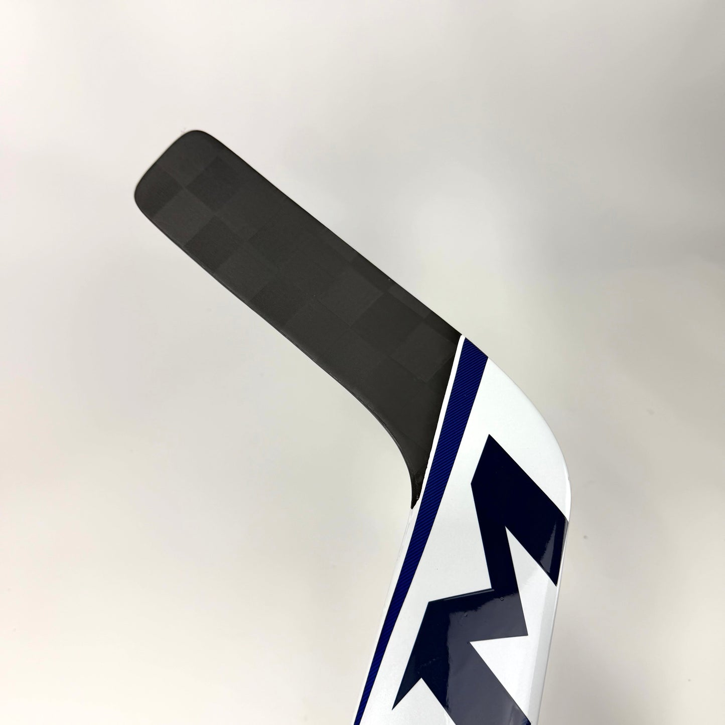 New Regular Blue and White CCM Eflex 5 Pro Lite Goalie Stick | 26" Paddle Heel Curve | Johnson