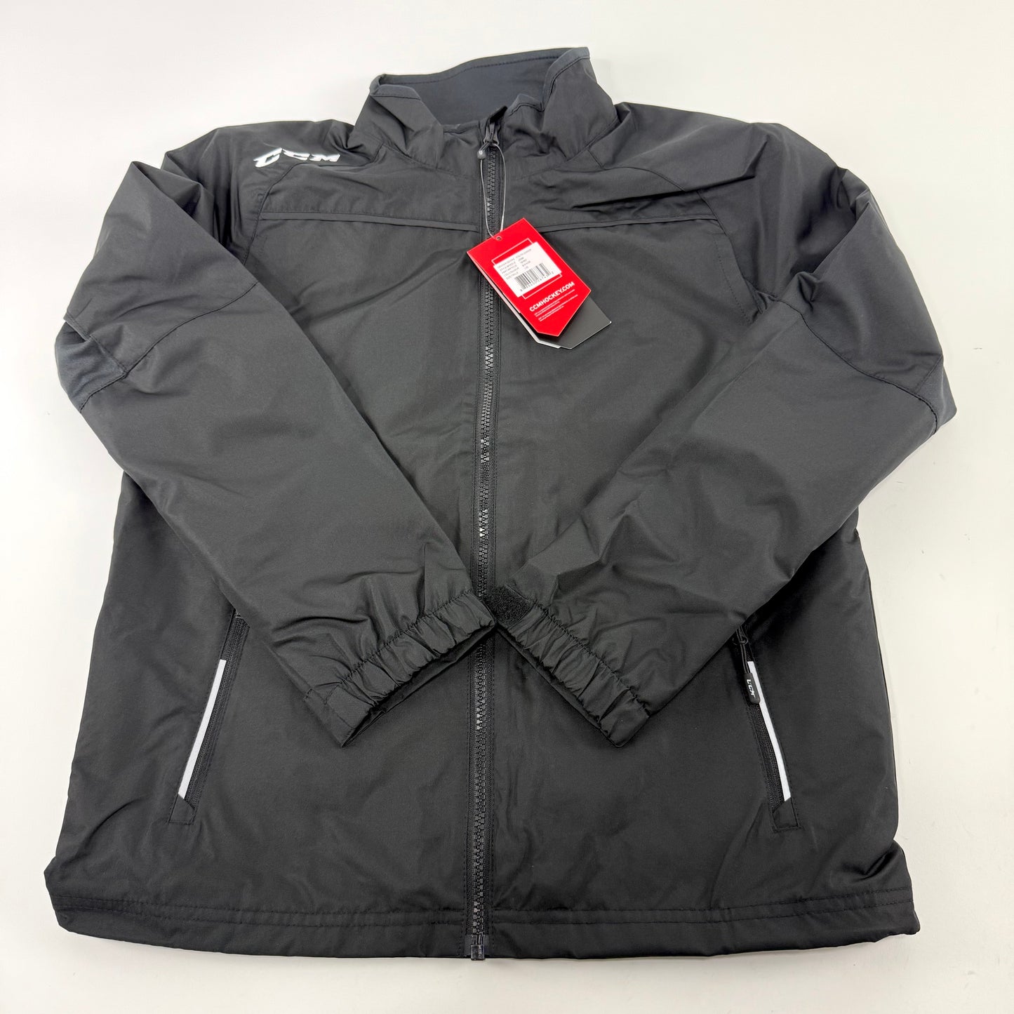 New Black CCM Youth Premium Skate Suit Jacket | Youth L | #888600267432