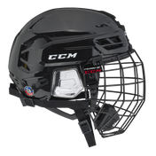 New Black Senior Large CCM Tacks 210 Helmet and Cage Combo