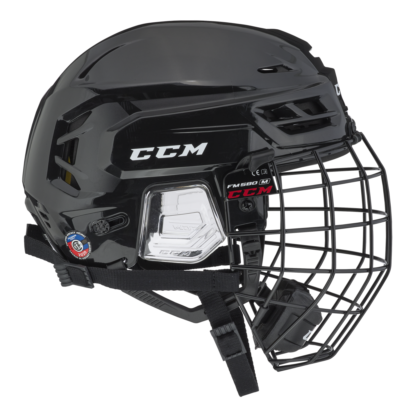 New Black Senior XS CCM Tacks 210 Helmet and Cage Combo - Top Flight Hockey