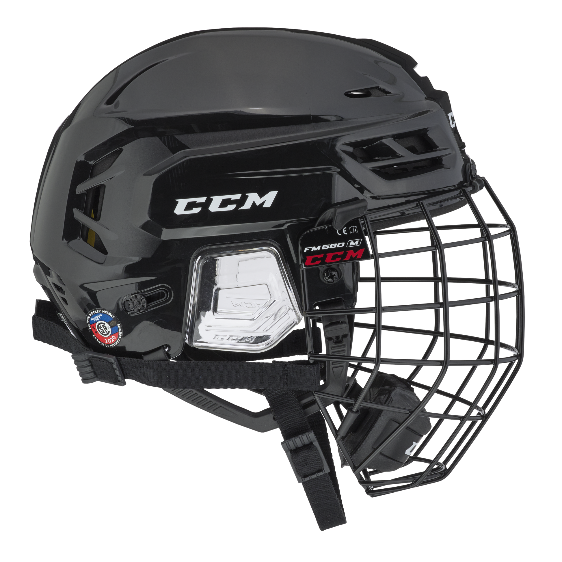 New Black Senior XS CCM Tacks 210 Helmet and Cage Combo - Top Flight Hockey