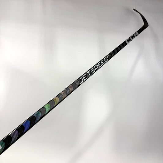 New Right Black CCM Jetspeed FT5 Pro | 95 Flex P28 Curve Grip | J189