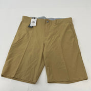 ( Player Issued ) - Brand New Khaki Adidas Golf Shorts - St. Louis Blues Logo | #X494