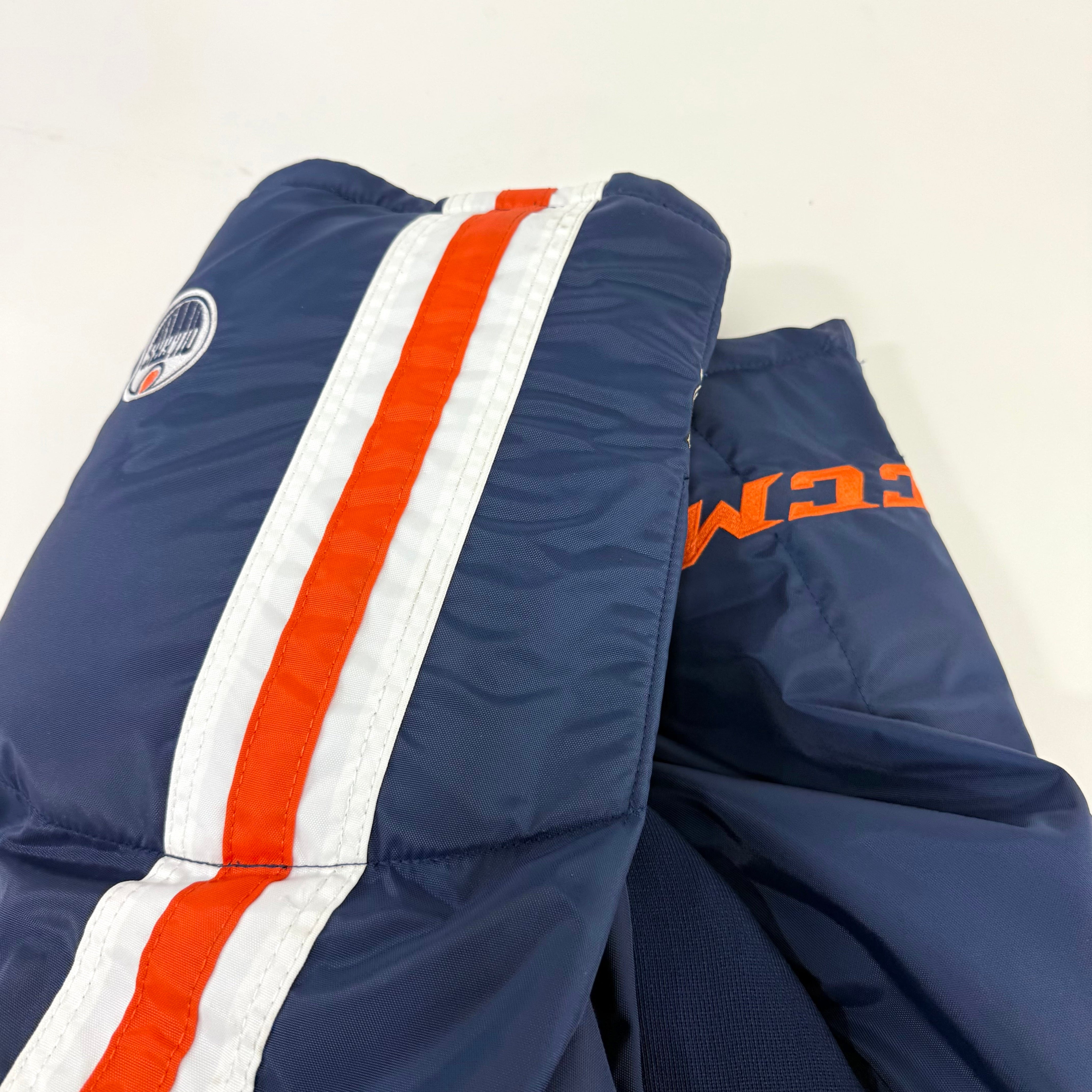 New Navy Edmonton Oilers CCM HP45X Pants | XL+1 - Top Flight Hockey