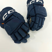 Used Navy CCM Jetspeed Pro Gloves | 14" | D354