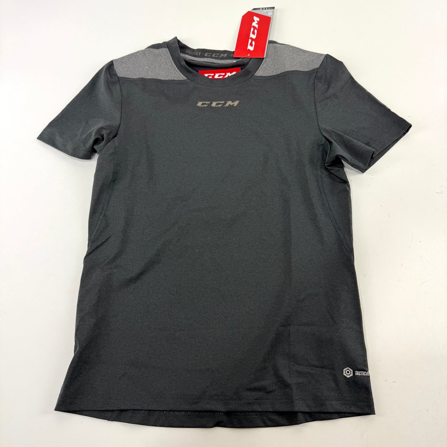 New Black CCM Youth Premium Tech T Shirt | Youth L | #191520067557