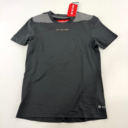 New Black CCM Youth Premium Tech T Shirt | Youth L | #191520067557