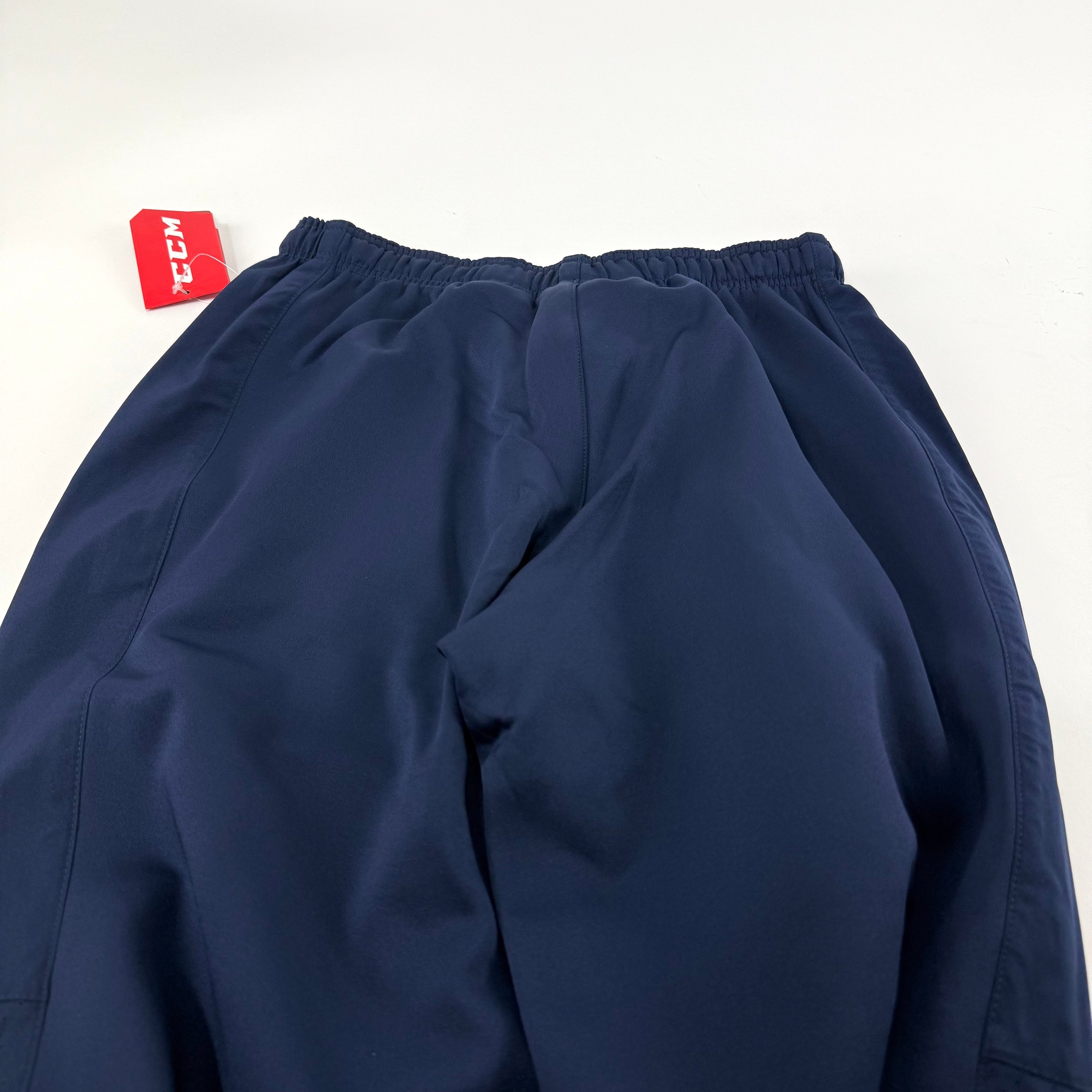 New Navy CCM Adult Hockey Warm Up Pants | S | #888600714806 - Top Flight Hockey