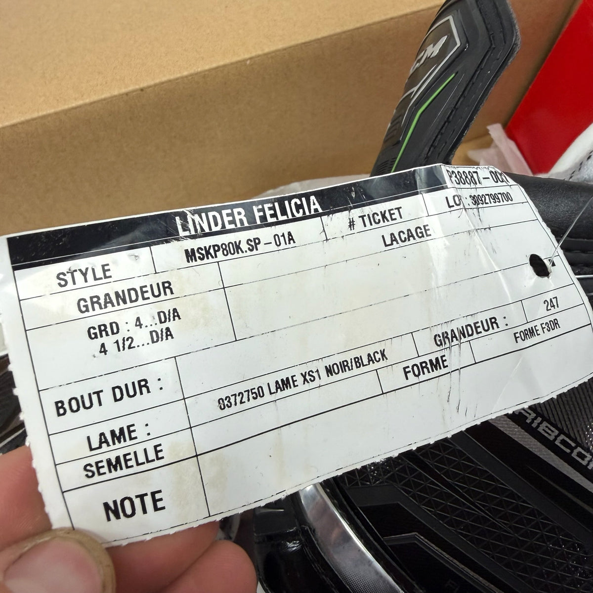 New CCM Ribcor 80K Skates | Size 4 D | M283 - Top Flight Hockey