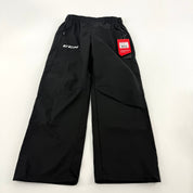 New Black CCM Youth Hockey Warm Up Pants | Youth S | #888600608945 - Top Flight Hockey