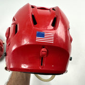 Used Red Bauer Re-Akt Helmet | Senior Medium