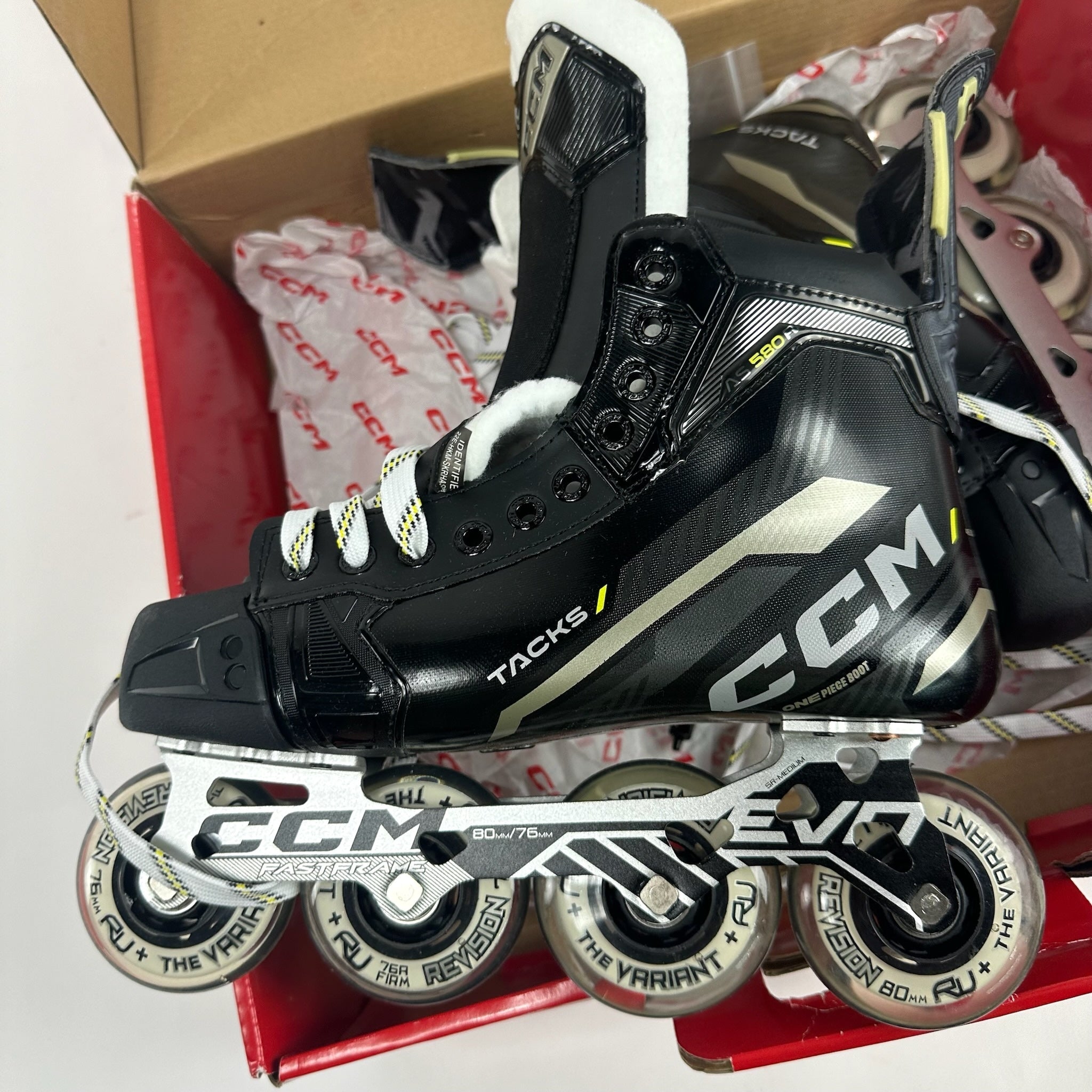 New CCM Tacks AS580 Roller Blades | Size 8 R | K37