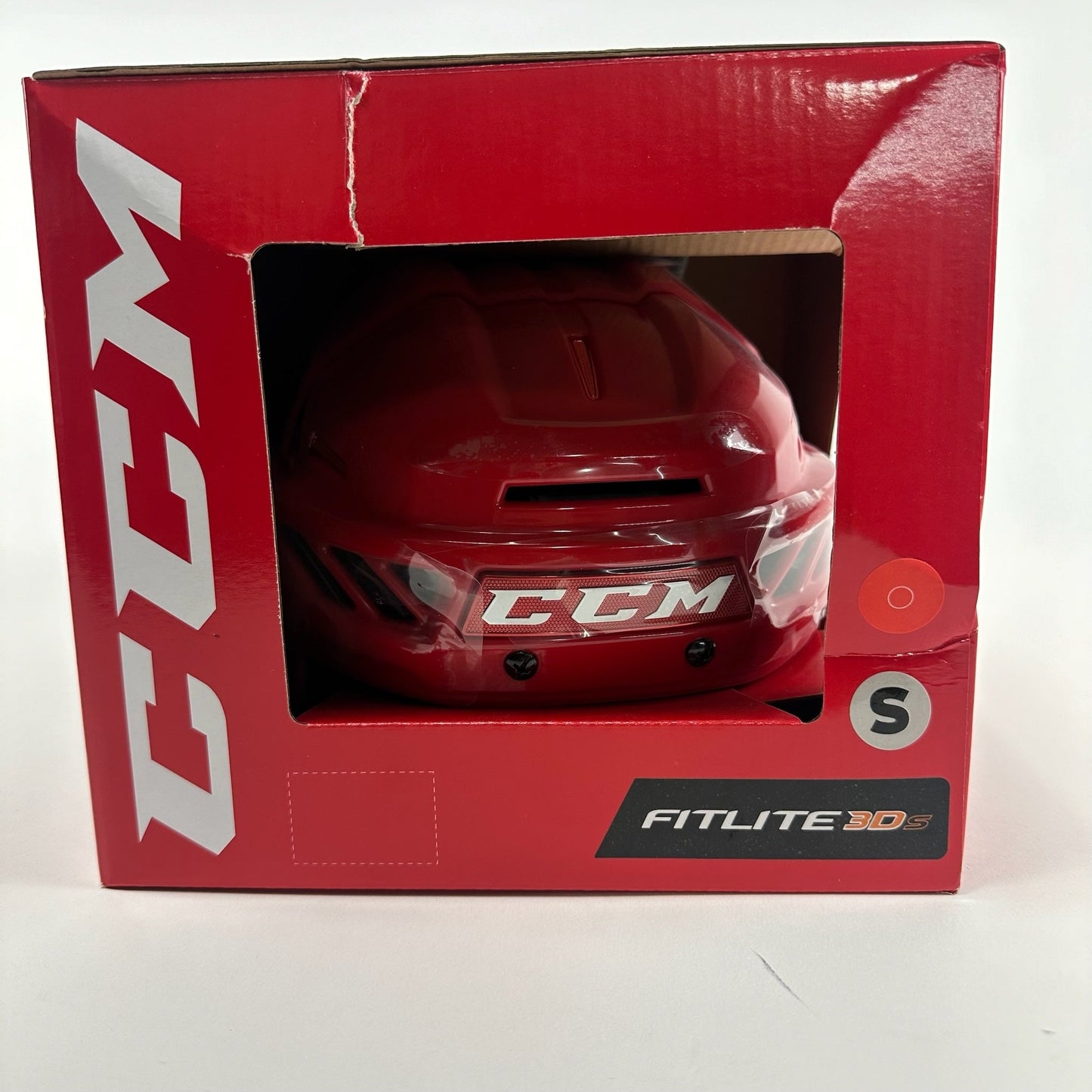 Brand New Small Red CCM Fitlite 3DS Helmet - Top Flight Hockey