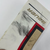 Used Vegas Knights White and Gold Bauer Vapor Hyperlite Blocker | Brossoit | Regular