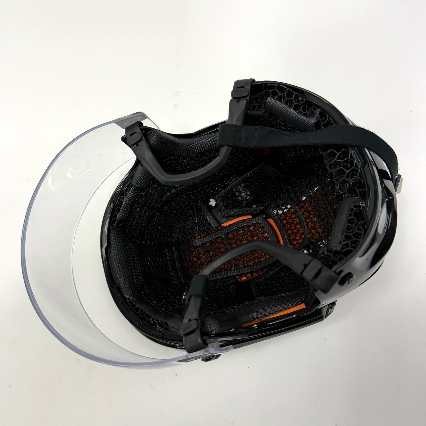 Used Black CCM Tacks X Helmet with Oakley Short Cut Visor | Senior Medium | J115