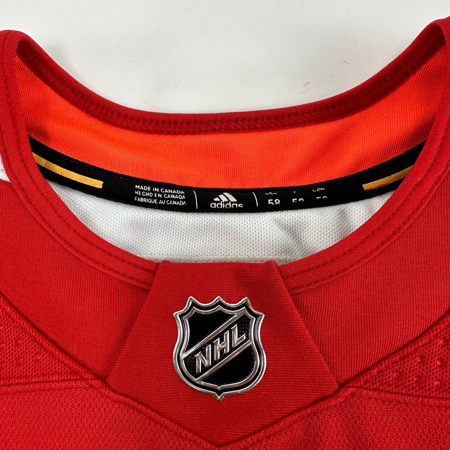MACDOUGALL #85 - Red Chicago Blackhawks Practice Jersey - Adidas MIC Size 58