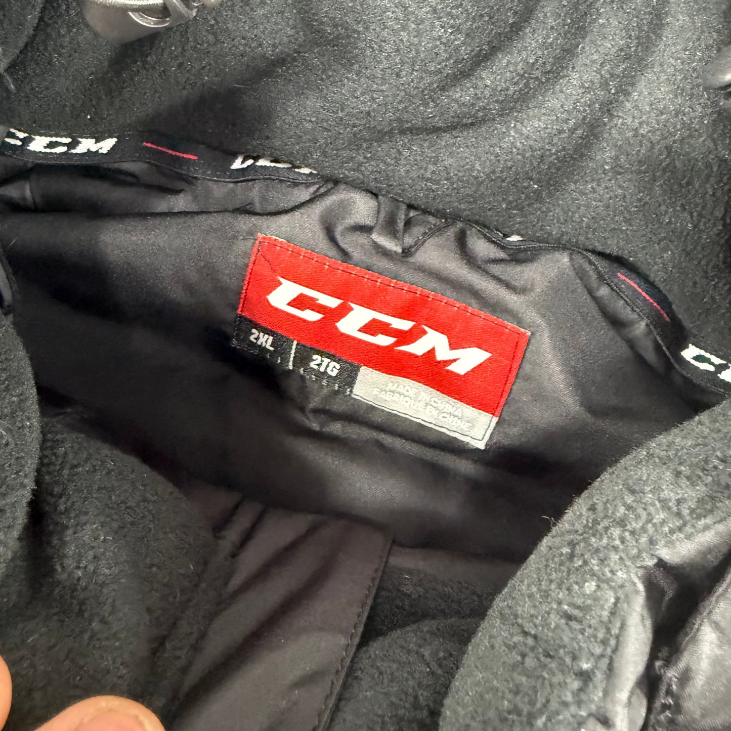 New Black CCM Mens Team Winter Jacket | Senior XXL | #888600282749 - Top Flight Hockey
